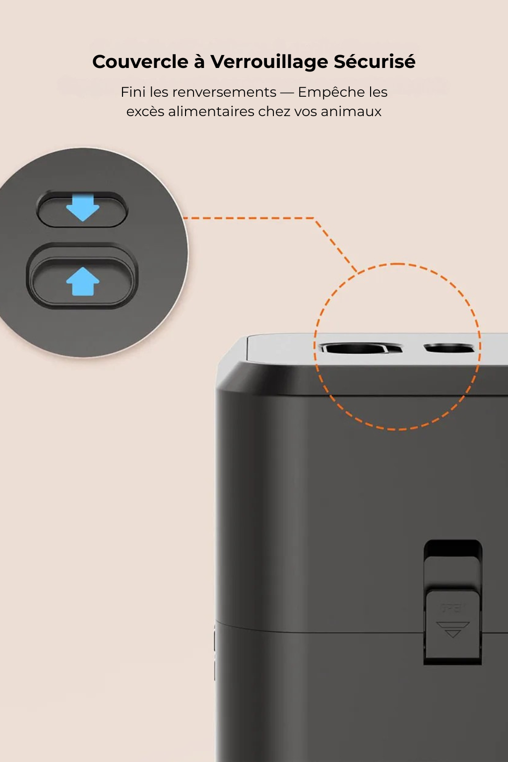Distributeur Intelligént pour Chiens & Chats – Écran LCD & Programmation Facile